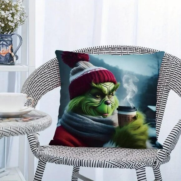 NWT - The Grinch Throw Pillow - Picture 2 of 6